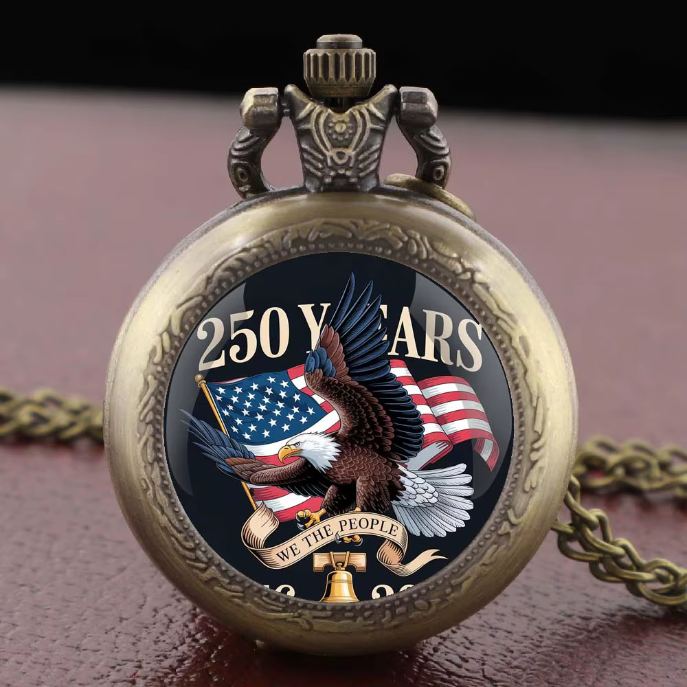 Montres de poche vintage en verre bombé à quartz