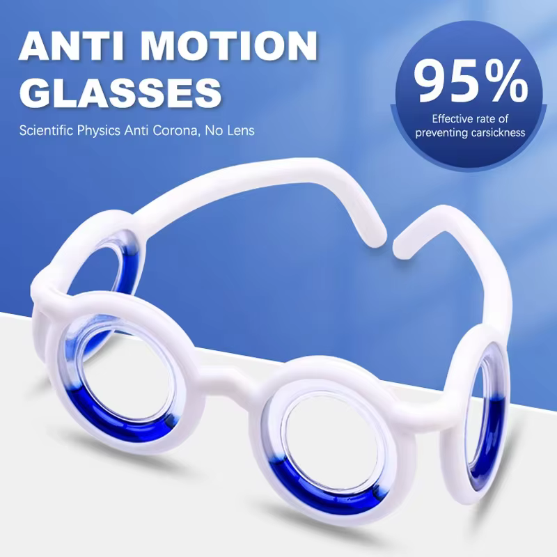Lunettes Anti-vertige, lunettes contre le maladie du mouvement, soulage la maladie du mal, lunettes liquides sans lentille pour adultes ou enfants