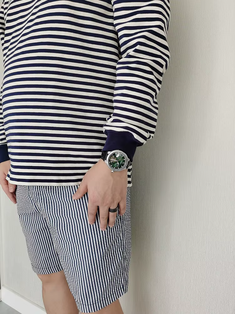 Montre mécanique pour homme de style vintage