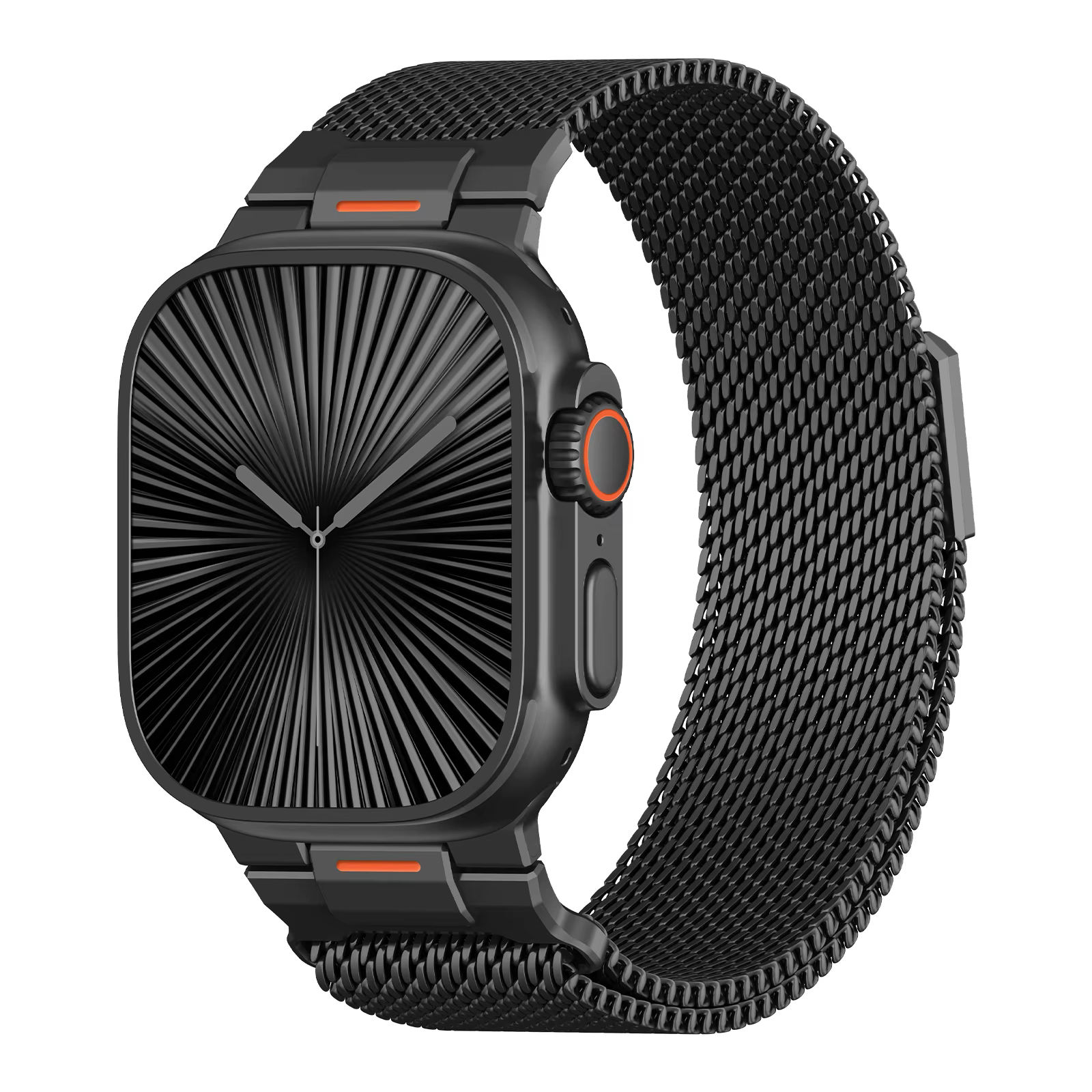 Boucle milanaise pour apple watch ultra 2 bandes 49mm 44mm 40mm 45mm 46mm 41mm 42 38 Bracelet en métal iwatch série 10 9 8 7 6 se