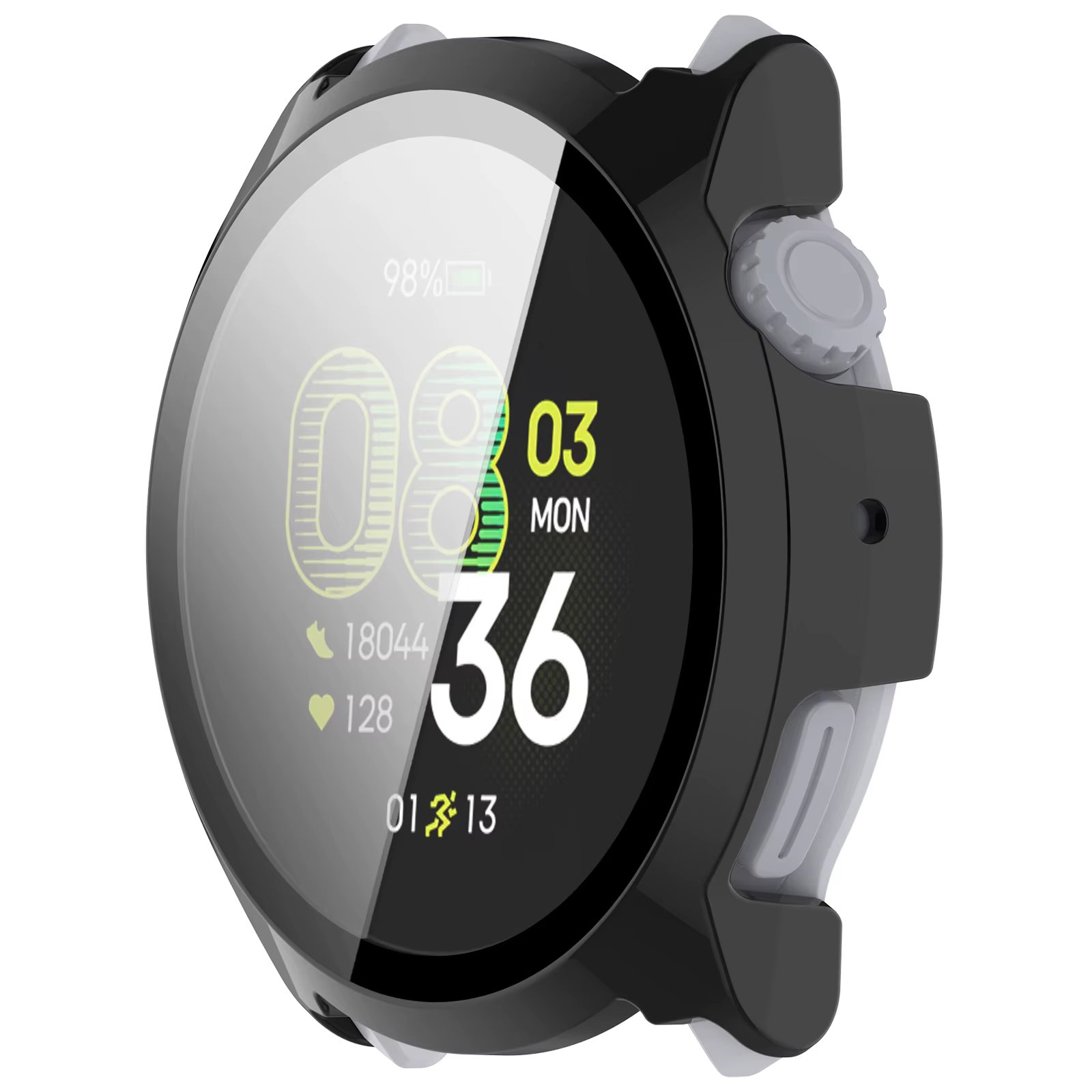 Pour Coros Pace 4 Sport : Étui de protection + Verre protecteur