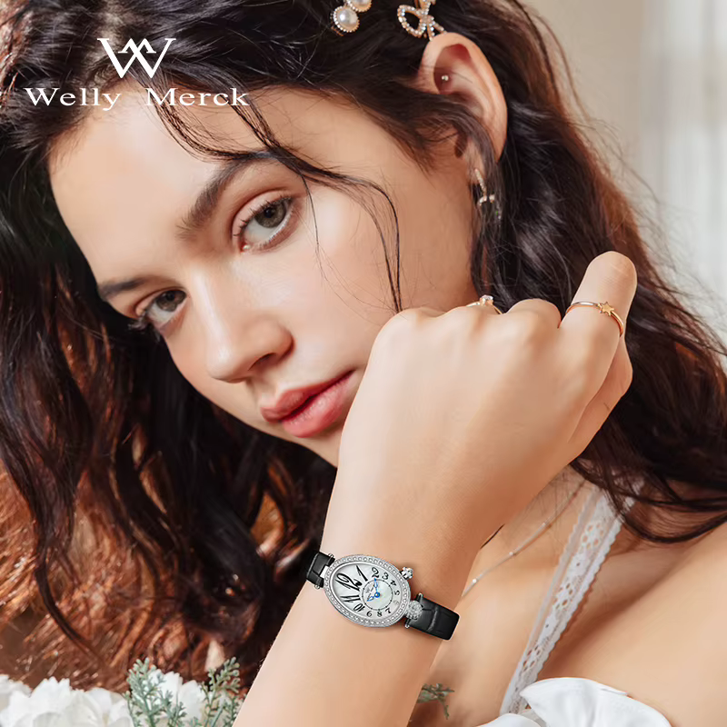 Montre WM pour femme, montre à quartz