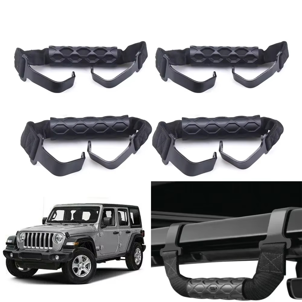 Accoudoirs pour Jeep Gladiator JT & Wrangler JL, poignée de toit de porte avant et arrière de voiture, accessoires Brd pour Jeep Wrangler JL 2018 – 2022