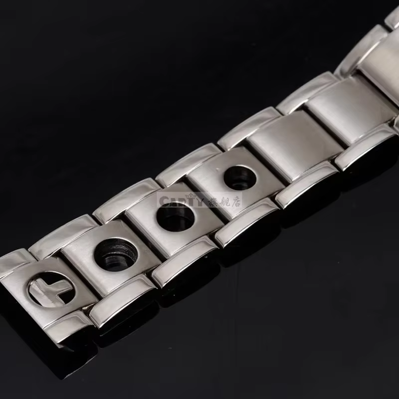Bracelet de montre en acier inoxydable massif pour Tissot T91