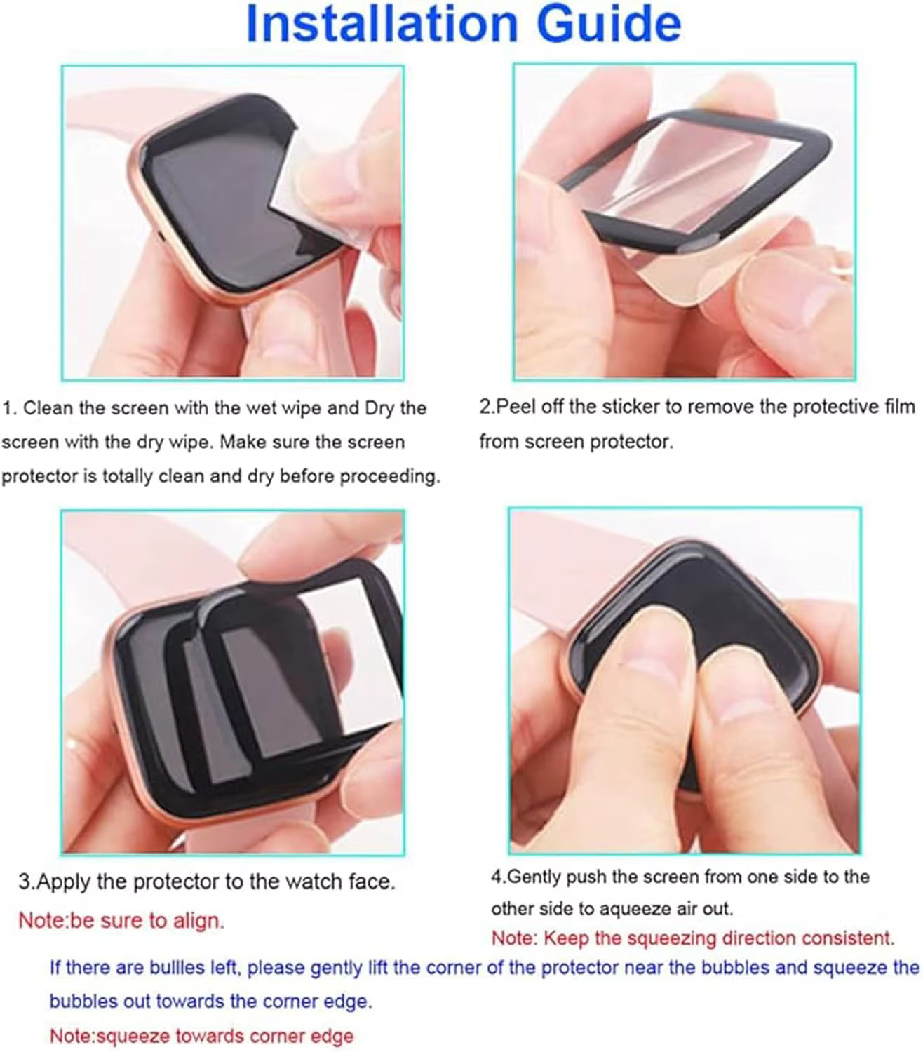 Film protecteur pour Apple Watch 44mm 45mm 40mm 41mm 49mm 42 38mm