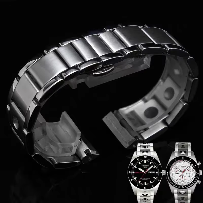 Bracelet de montre en acier inoxydable massif