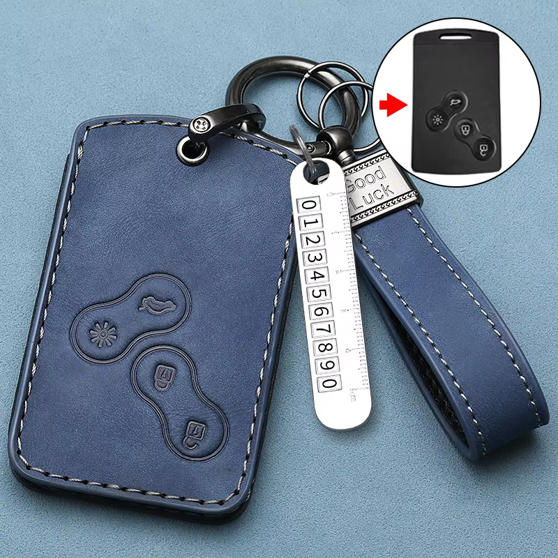 ICAR pour Renault Koleos Talisman Espace Kadjar Captur Zoe Megane Sandero Stepway Clio 5 Arkana housse de clé de voiture accessoires