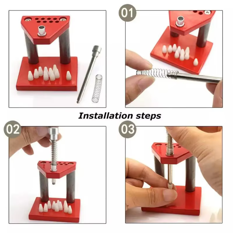 Kit d'outils de presseur pour réparation de montres