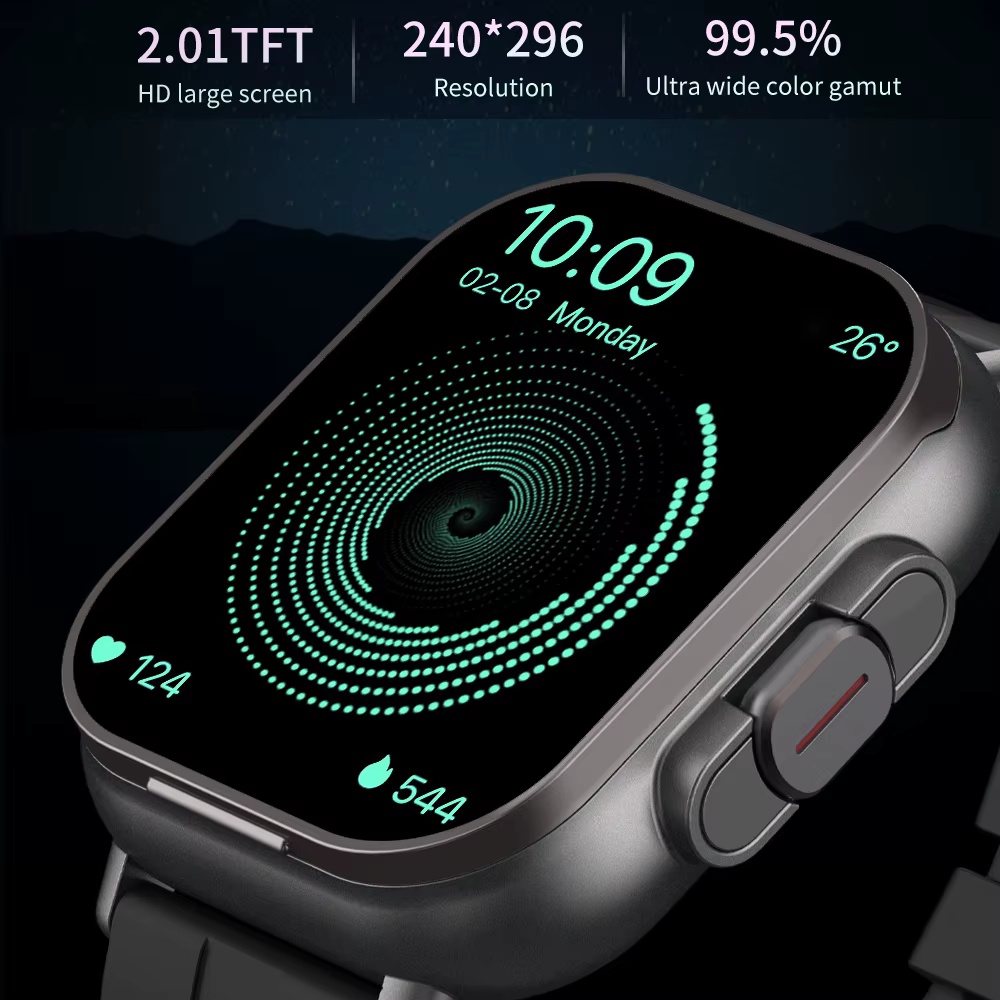 Montre connectée Bluetooth 2 en 1 avec écouteurs TWS