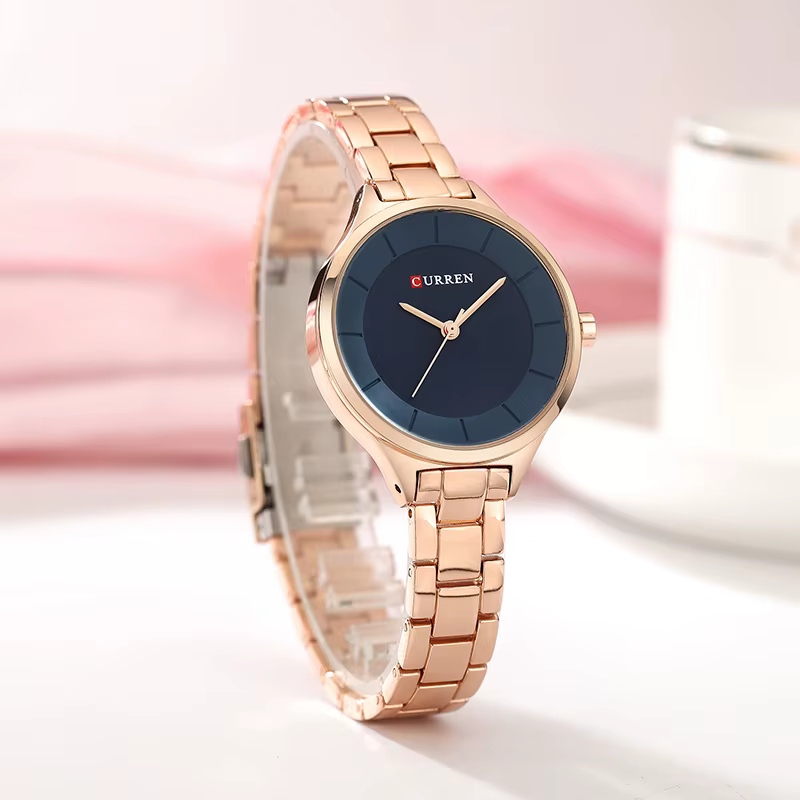 TOP luxe or Rose montre pour femme en acier inoxydable dames montres Relogio Feminino mode