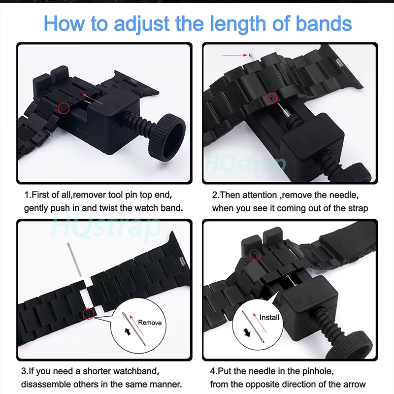 Outil de démontage de Bracelet de montre en acier inoxydable