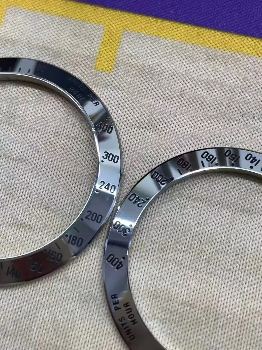 VSV Factory REMADE 116520 Lunette de montre en acier inoxydable