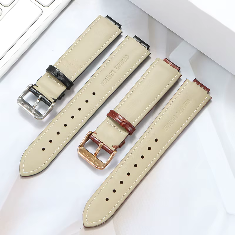 Mengduomi bracelet de montre en cuir véritable pour Bulgari DIAGONO TITONI