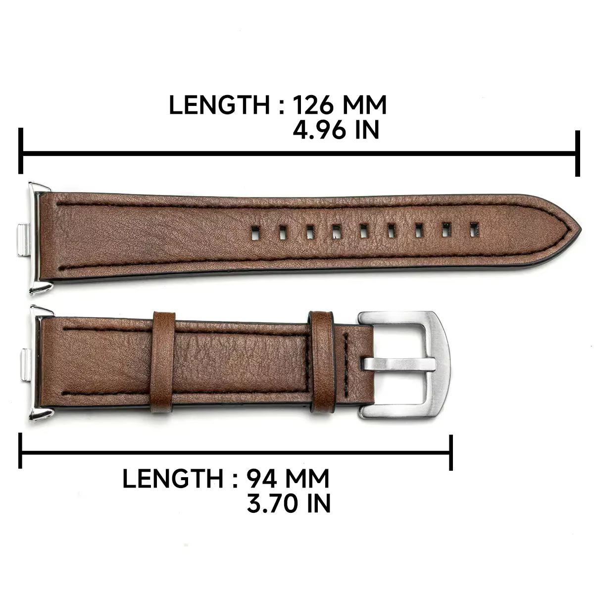 Pour Xiaomi Redmi montre 4 Smartwatch Bracelet en cuir Interface métallique remplacement Correa redmiwatch 4