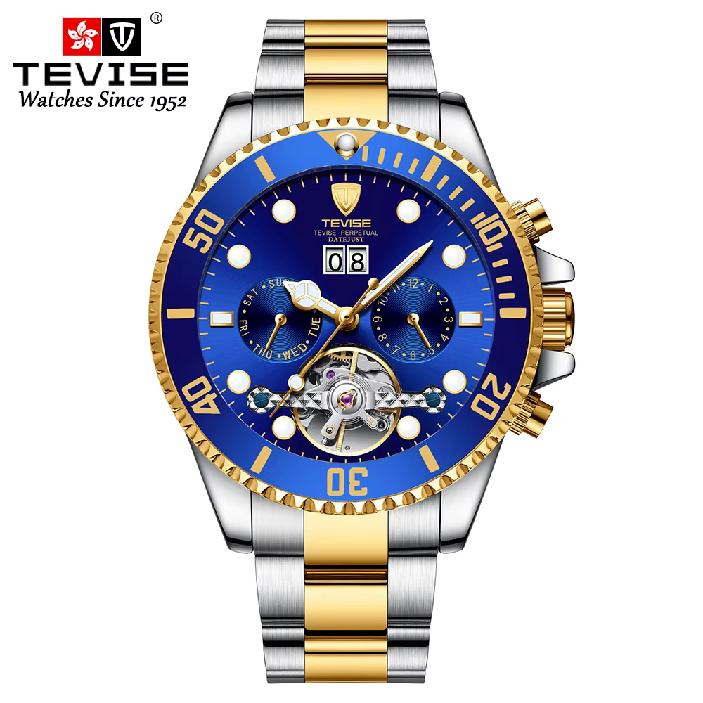 Montre mécanique étanche pour homme
