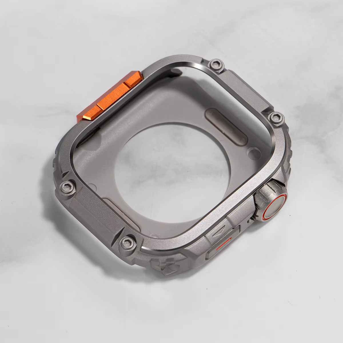 Boîtier en alliage métallique pour Apple Watch 11 10 46mm
