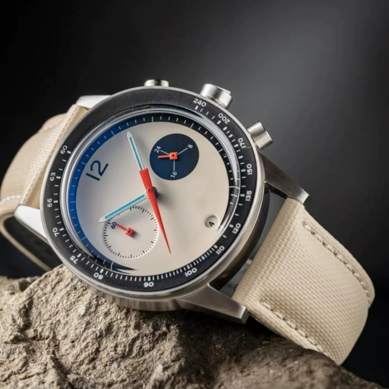 CILOA montre de sport ronde bleue pour hommes de haute qualité lumière luxe 2025 nouvelle marque cadeau véritable