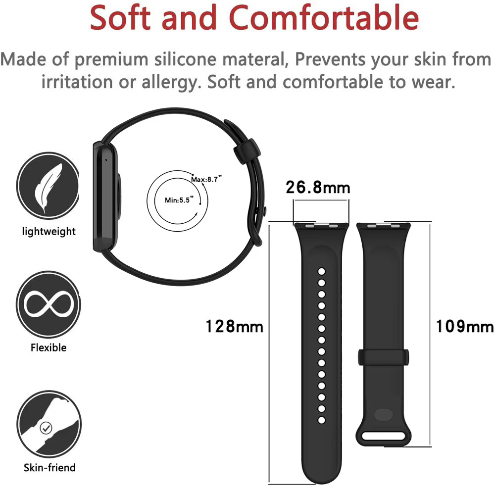 Bracelet + étui pour Xiaomi Mi Band 9 Pro