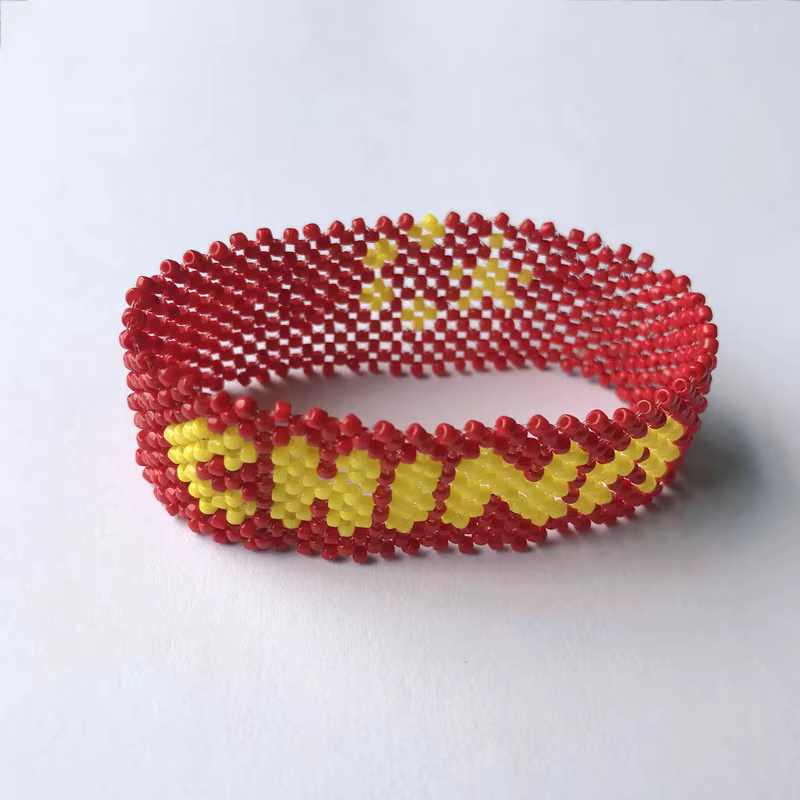 ABL049, personnalisé jeu de Marathon Osako Kenya drapeau Miyuki perles de rocaille élastique fait à la main chanvre tissé Hippy hommes femmes Bracelets de course