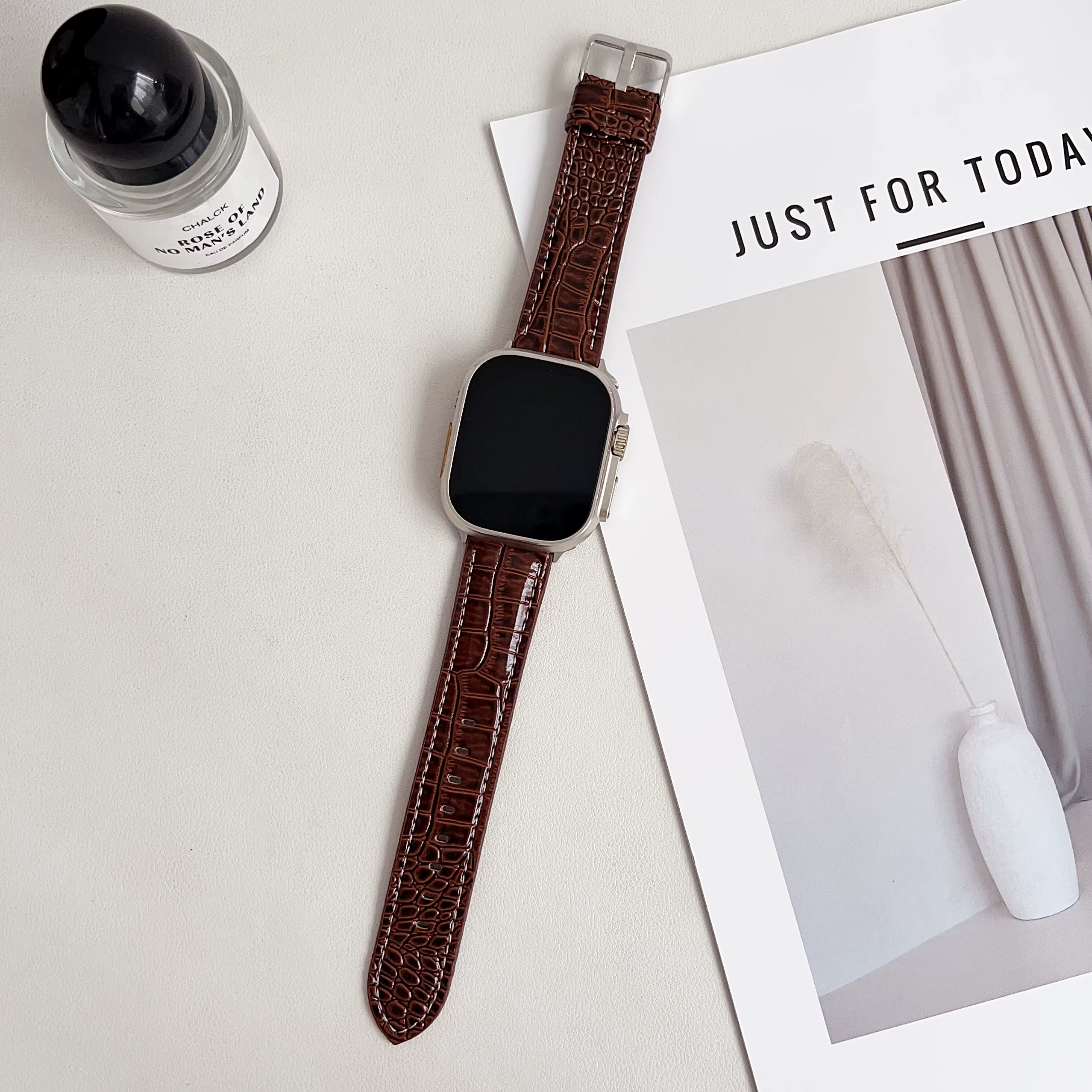 Bracelet de montre en cuir pour Apple Watch