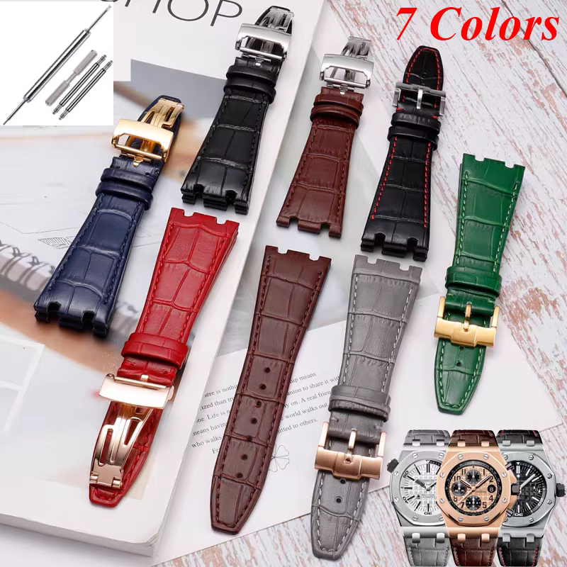 Bracelet de montre en cuir véritable pour Audemars Piguet Royal Oak Offshore AP 15400/15500/26331