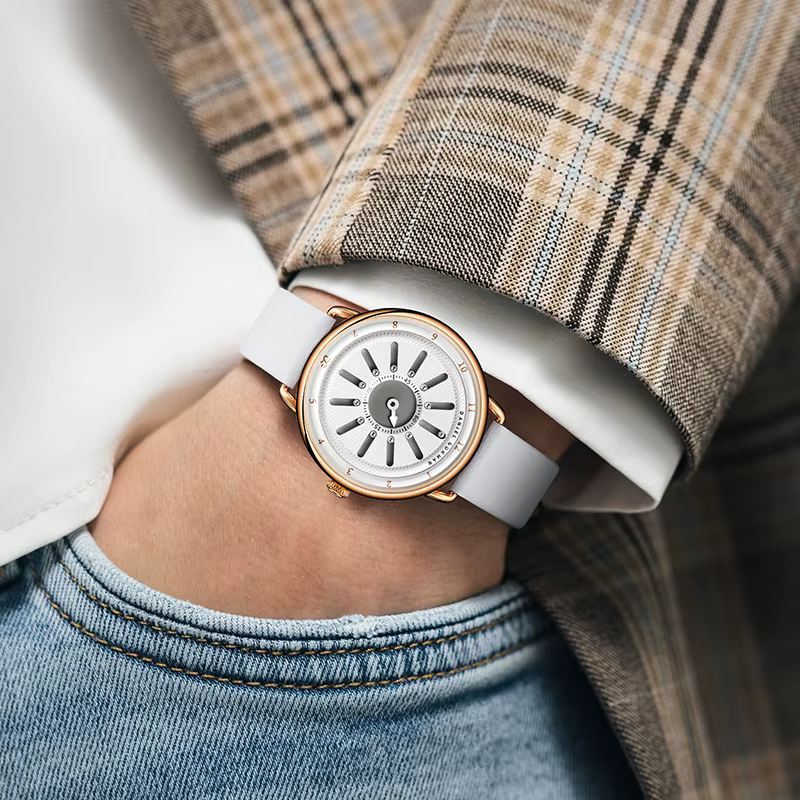 Montre à quartz magnétique 38 mm