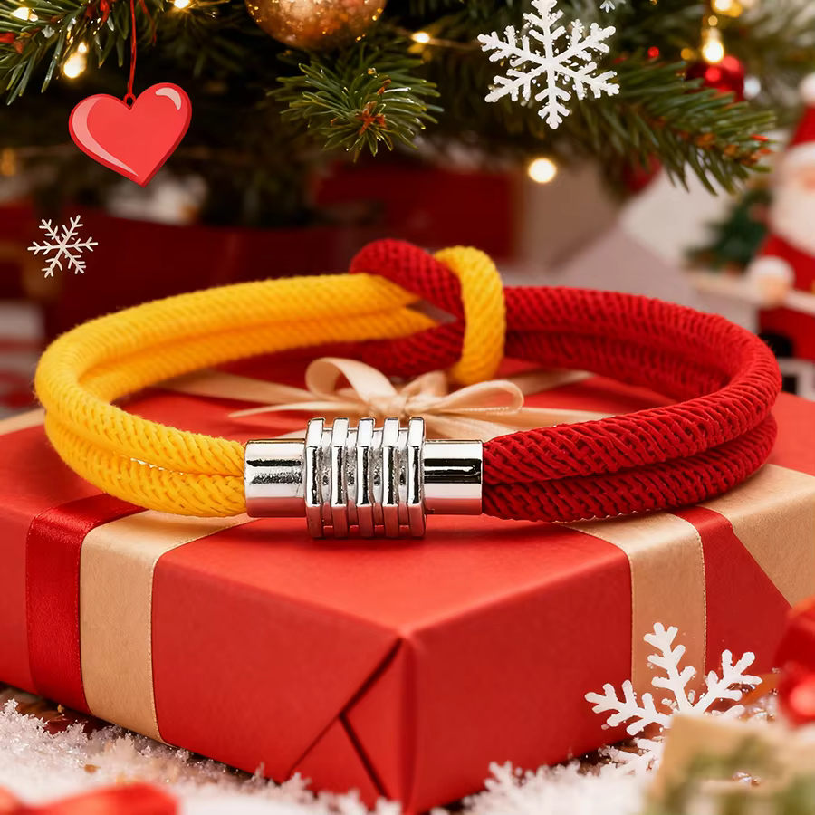 Bracelet en corde de choc de couleur audacieuse