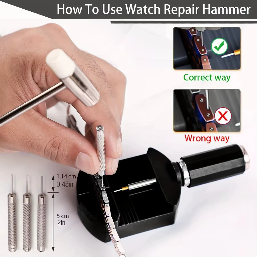 Kit d'outils de retrait de maillons de montre