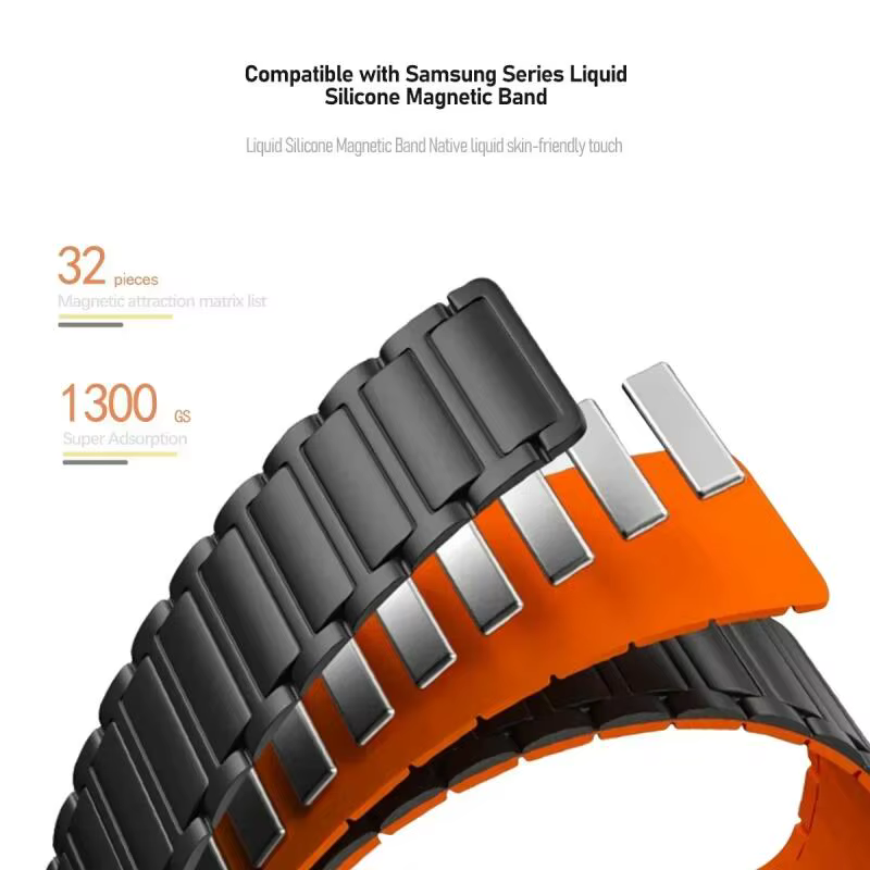 Bracelet en Silicone pour Samsung Galaxy Watch 7/6/5/4 40mm 44mm 4 6 classique 42mm 46mm 47mm 43mm
