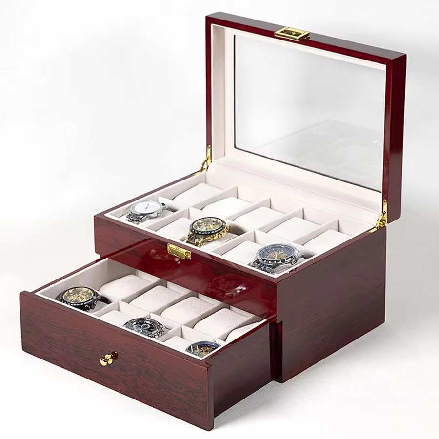 Boîte de montre en bois