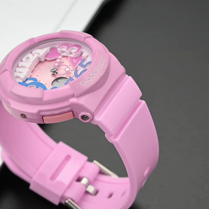 Pour Casio Baby-G BGA-130/131/132/133/160/161 BGD-140/141/500/501/560/5000 Bracelet de montre bande TPU résine femmes