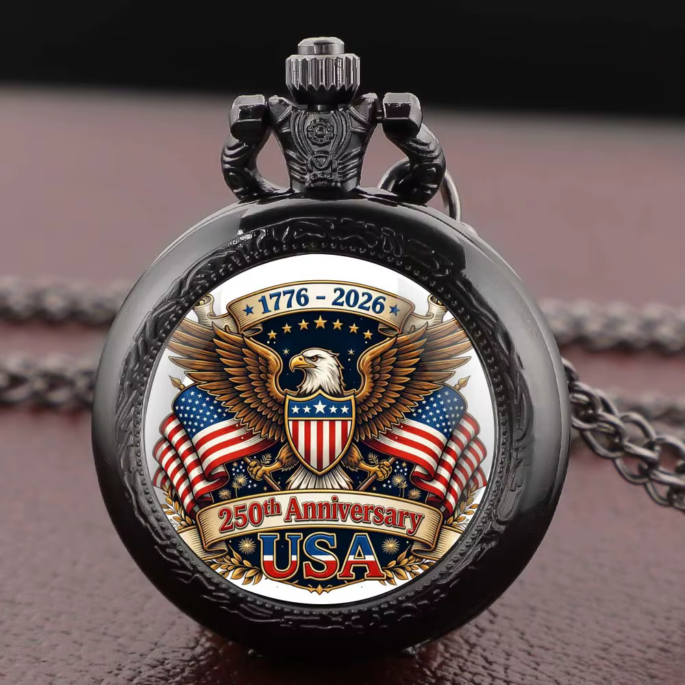Montres de poche vintage en verre bombé à quartz