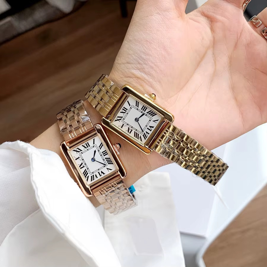 Montre-bracelet de marque tendance 2026 pour femme et fille
