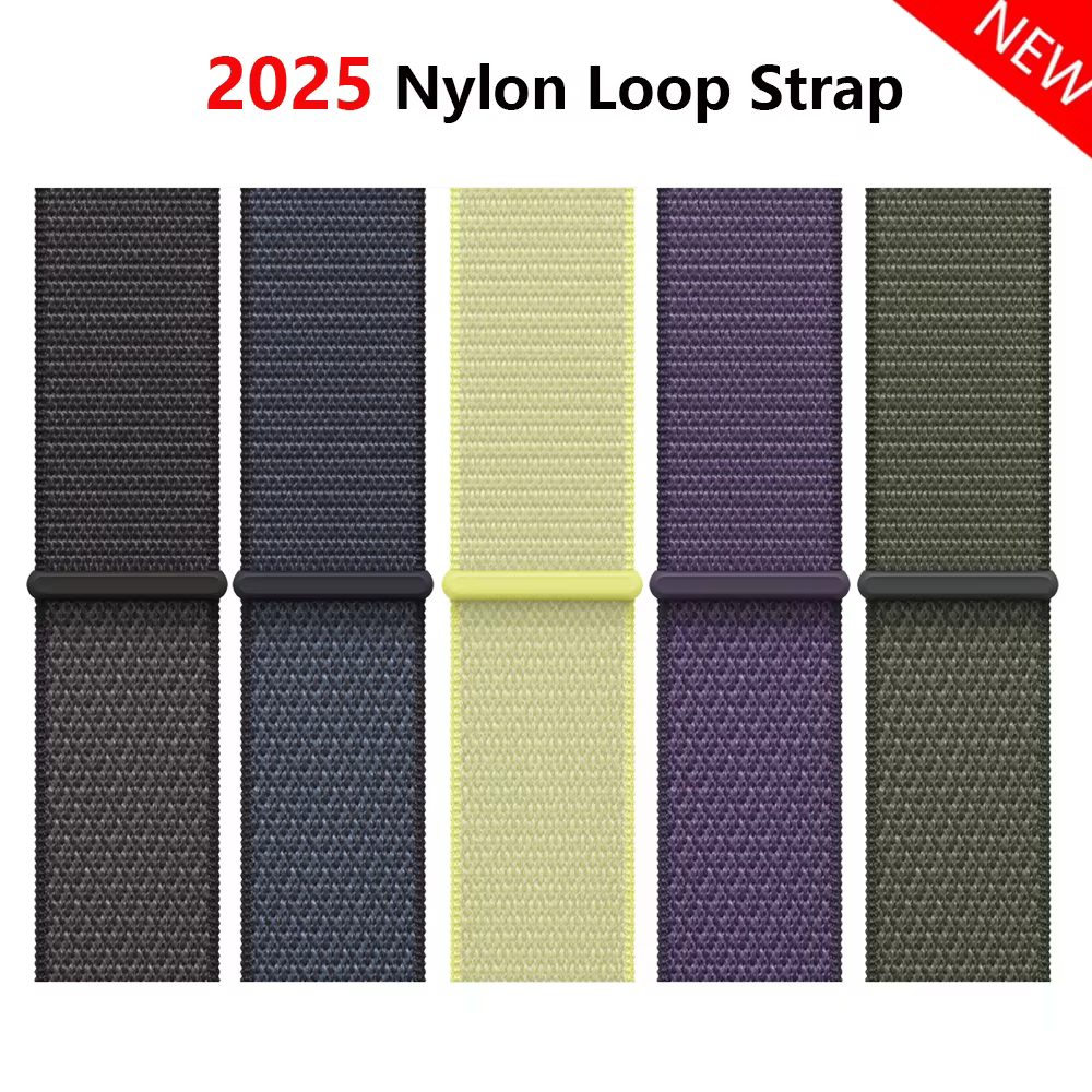 Boucle en Nylon officielle pour Apple Watch 11