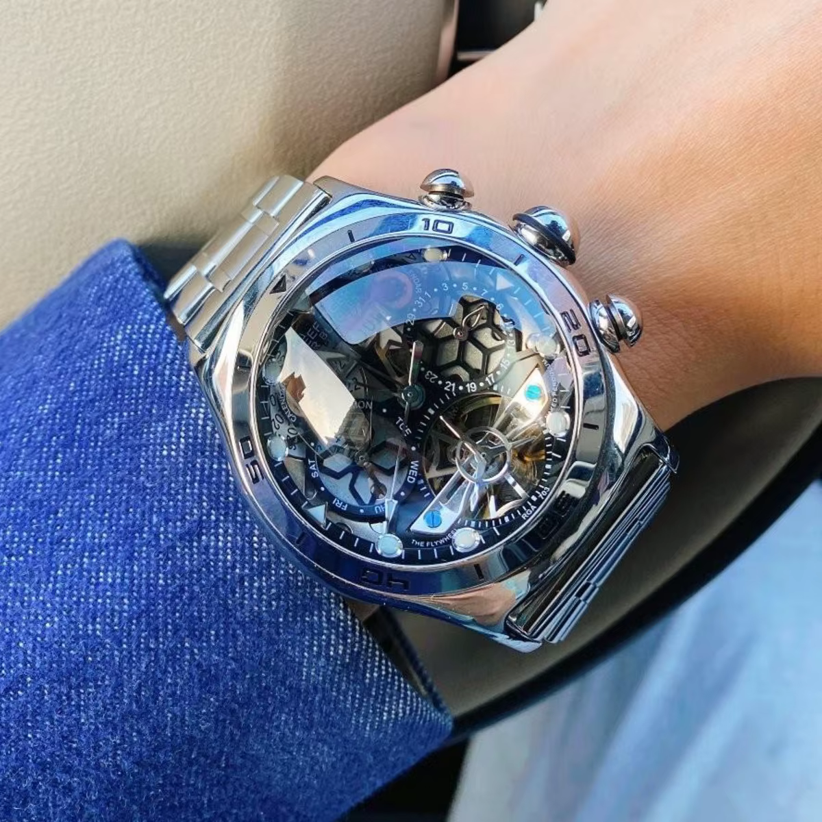 REEF TIGER-Montre de dehors existent pour Homme