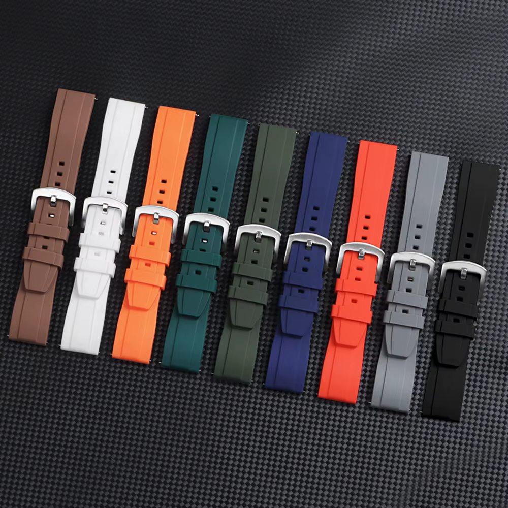Bracelet universel en caoutchouc imperméable pour Rolex 20mm 22mm pour Armani pour Omega