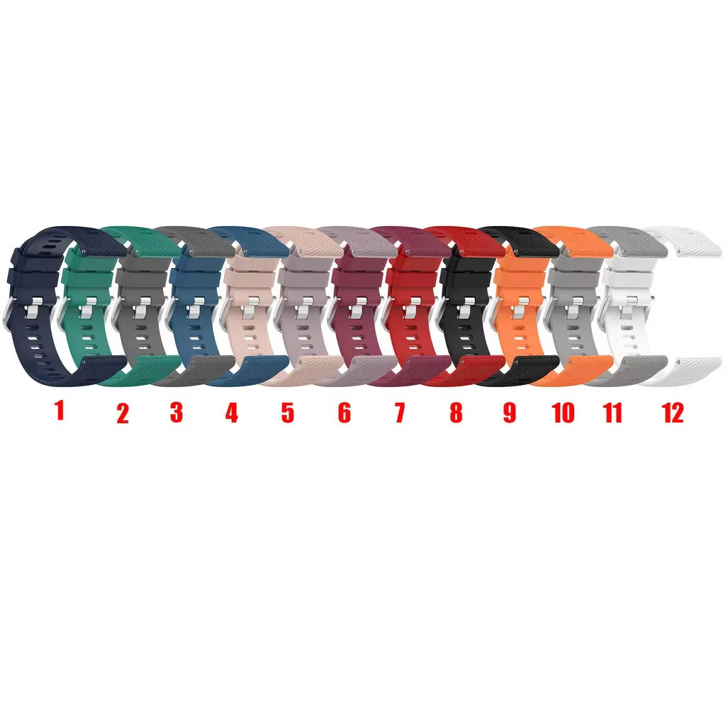 Bracelet de remplacement sport en silicone pour Garmin Forerunner 55 158 245 645 165 570 42mm 47mm 970 255 265 255s 265s 18 20 22mm
