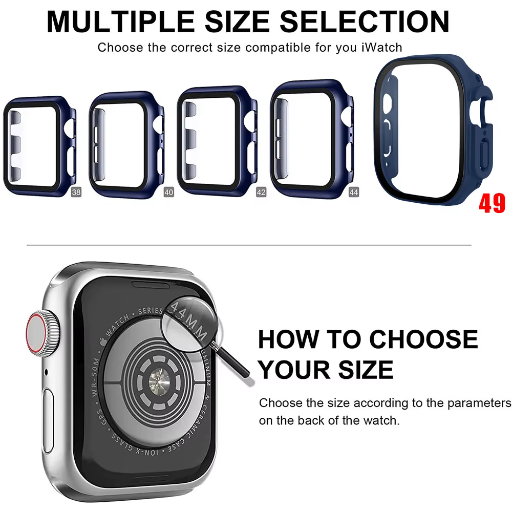 Étui pour bracelet de montre Apple 44mm 40mm 42mm 38mm 40