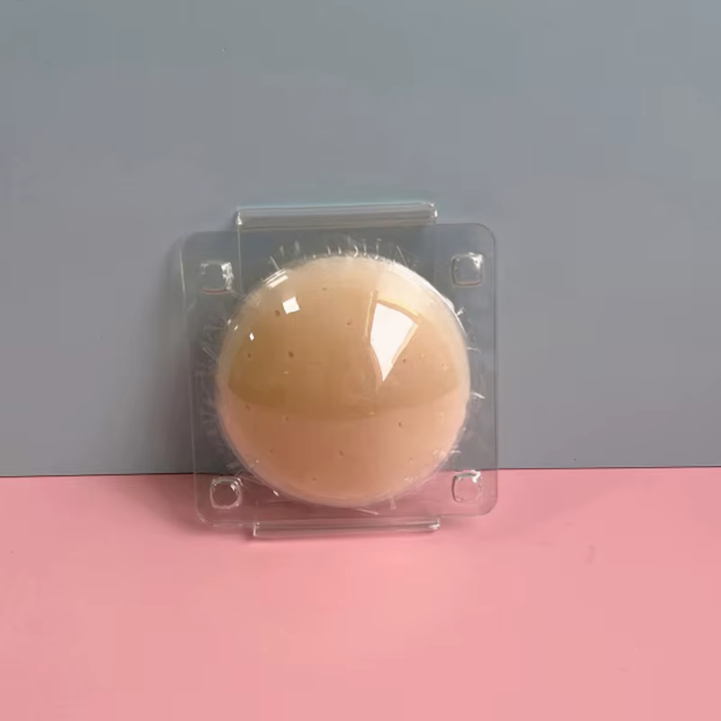 1 paire de patchs mammaires en silicone perforés
