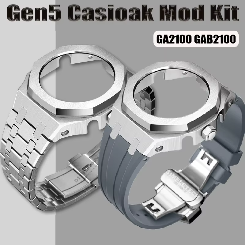 Kit Mod GEN5 GA2100, lunette métallique pour G shock