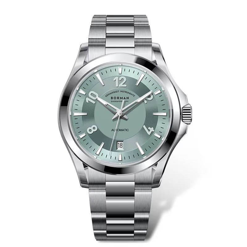 BORMAN BM3968 hommes montre haut de gamme marque 41.5MM automatique mécanique montre-bracelet 50 étanche saphir lumineux Date mis5 8215
