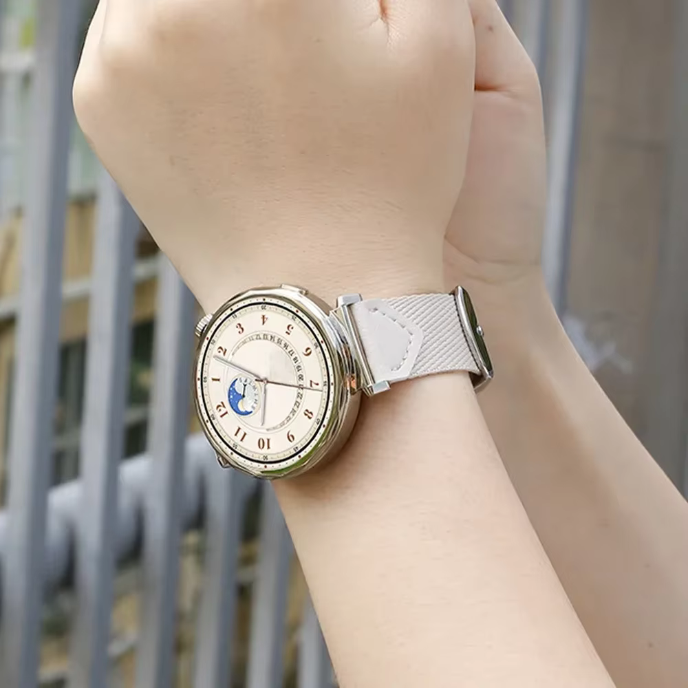 Bracelet en cuir pour femme pour Huawei Watch
