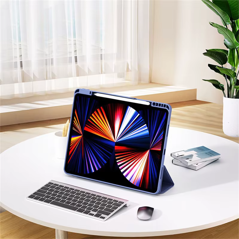 Housse porte-crayon pour iPad Pro 11 12.9 13, étui iPad A16 11th Air 11 "13" M3 Air 5th 4th 10.9 10th 10.2 9th 8th 7th Funda Coque