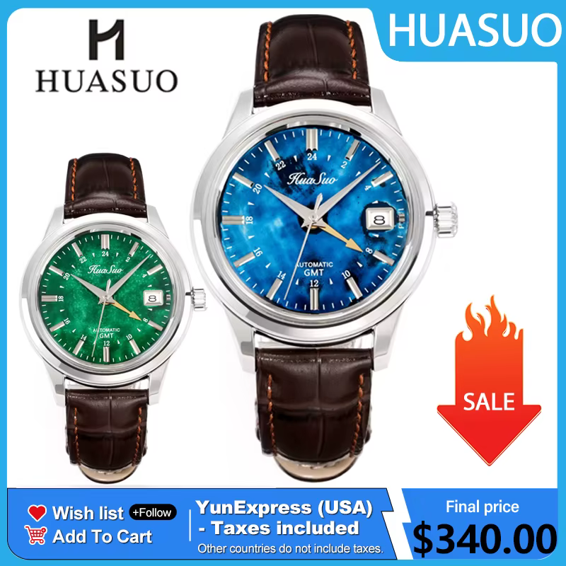 Montre pour homme HUASUO 39 mm