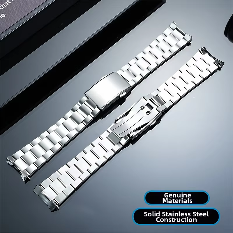 Bracelet de montre en métal pour hommes
