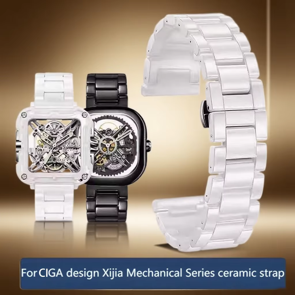 Bracelet de montre en céramique pour montre mécanique design CIGA
