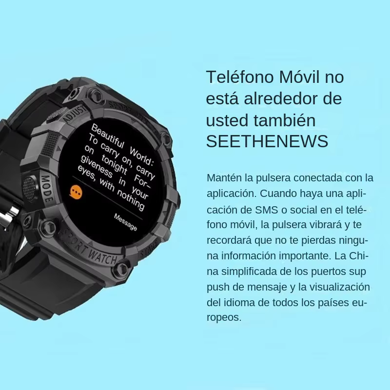 Nouvelle montre intelligente hommes femmes fréquence cardiaque surveillance de la pression artérielle Bluetooth