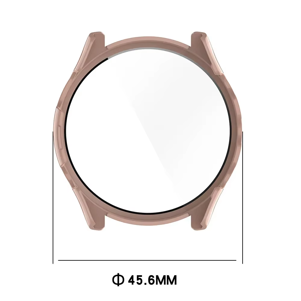 Verre trempé + étui pour Garmin Forerunner 165 PC protecteur d'écran dur housse de protection pare-chocs tout autour