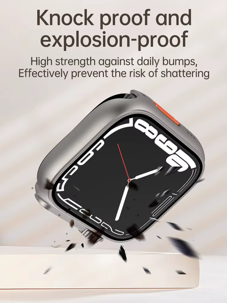 Coque en verre pour Apple Watch