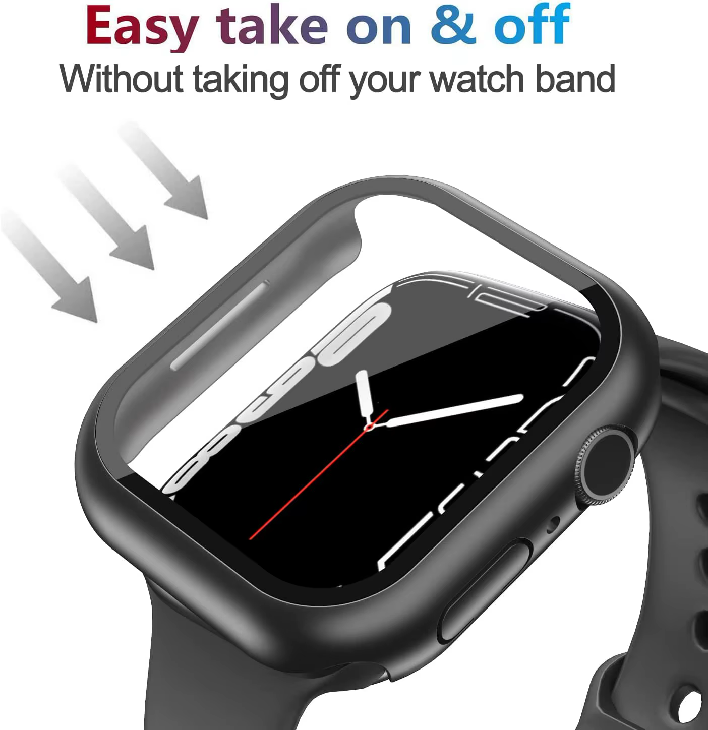 Coque de protection d'écran pour Apple Watch